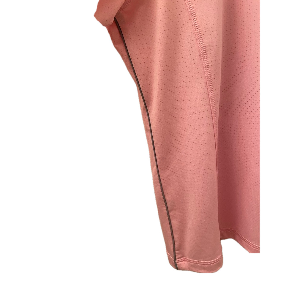 Bold Spirit Vintage Lt Pink Full Zip Perforated Mesh Jacket Grey Collar & Stripe - Picture 9 of 16